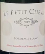 白馬酒莊副牌（小白馬）白葡萄酒(Chateau Cheval Blanc Le Petit Cheval Blanc, Bordeaux, France)