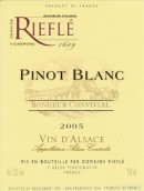 Domaine Riefle Pinot Blanc, Alsace, France