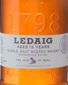 萊德艾格19年奧羅露索桶陳蘇格蘭單一麥芽威士忌(Ledaig Aged 19 Years Oloroso Cask Finish Single Malt Scotch Whisky, The Isle of Mull, UK)