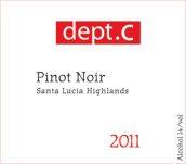 丘省盧西亞高地黑皮諾干紅葡萄酒(Dept. C Santa Lucia Highlands Pinot Noir, California, USA)