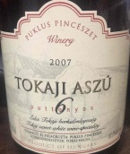 普克魯斯酒莊托卡伊阿蘇6筐貴腐甜白葡萄酒(Puklus Pinceszet Tokaji Aszu 6 Puttonyos, Tokaj, Hungary)