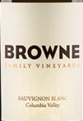 布朗家族長(zhǎng)相思干白葡萄酒(Browne Family Vineyards Sauvignon Blanc, Columbia Valley, USA)