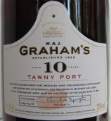 格蘭姆10年茶色波特酒(W. & J. Graham's 10 Year Old Tawny Port, Douro, Portugal)