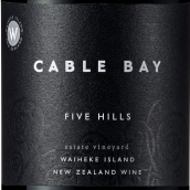 凯伯湾酒庄五山园红葡萄酒(Cable Bay Five Hills Estate Vineyard, Waiheke Island, New Zealand)