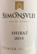 西蒙斯雷酒莊優(yōu)選西拉紅葡萄酒(Simonsvlei Premier Selection Shiraz, Western Cape, South Africa)