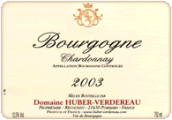 于貝-弗德羅霞多麗干白葡萄酒(Domaine Huber-Verdereau Bourgogne Chardonnay, Burgundy, France)