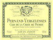 路易亞都克羅皮埃爾（佩爾南-韋熱萊斯一級(jí)園）紅葡萄酒(Louis Jadot Clos de la Croix de Pierre Rouge, Pernand Vergelesses Premier Cru, France)