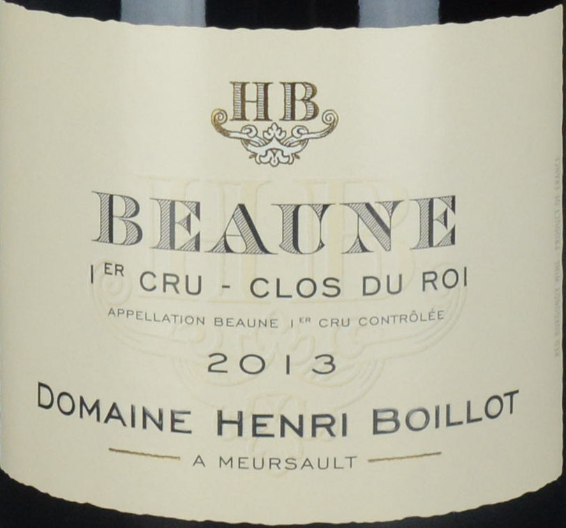 domaine henri boillot clos du roi beaune 1er cru france