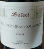 J.莫利父子酒莊精選梅洛-赤霞珠紅葡萄酒(J. Moreau & Fils Select Merlot Cabernet Sauvignon, France)