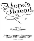 海瑞歌酒莊希望之針桃紅葡萄酒(Heringer Estates Hope's Thread Rose, Clarksburg, USA)