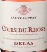 德拉斯兄弟圣埃斯普瑞桃紅葡萄酒(Delas Freres Saint-Esprit Rose, Cotes du Rhone, France)