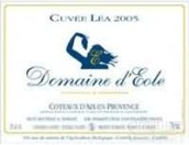 Domaine d'Eole Coteaux d'Aix-en-Provence Cuvee Lea, Provence, France