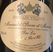 嘉岱父子酒莊老藤白葡萄酒（酒泥陳釀）(Domaine Gadais Pere et Fils Sur Lie Vieilles Vignes, Muscadet Sevre-et-Maine, France)