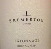 布雷默頓酒莊攪桶設(shè)拉子-馬爾貝克紅葡萄酒(Bremerton Batonnage Shiraz-Malbec, Langhorne Creek, Australia)