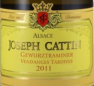 約瑟夫卡丁晚收瓊瑤漿甜白葡萄酒(Joseph Cattin Gewurztraminer Vendages Tardives, Alsace, France)