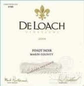 都樓酒莊馬林黑皮諾紅葡萄酒(DeLoach Vineyards Marin County Pinot Noir, North Coast, USA)