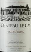 蓋伊酒莊紅葡萄酒(Chateau Le Gay Rouge, Bordeaux, France)