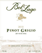 貝爾湖灰皮諾干白葡萄酒(Bel Lago Pinot Grigio, Leelanau Peninsula, USA)