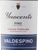 瓦爾德斯皮諾酒莊純真單一園菲諾干型雪莉酒(Valdespino Inocente Single Vineyard Fino Dry Sherry, Andalucia, Spain)