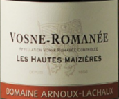 安慕拉夏酒莊上麥澤（沃恩-羅曼尼村）紅葡萄酒(Domaine Arnoux-Lachaux Les Hautes Maizieres, Vosne-Romanee, France)