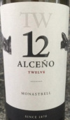 阿塞諾酒莊TW12慕合懷特干紅葡萄酒(Alceno TW 12 Monastrell, Jumilla, Spain)