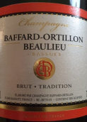 巴法香檳古典極干型香檳(Champagne Baffard-Ortillon-Beaulieu Brut Authentique, Champagne, France)