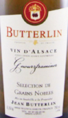 巴特靈逐粒粒選瓊瑤漿貴腐甜白葡萄酒(Domaine Butterlin Selection de Grains Nobles Gewurztraminer, Alsace, France)