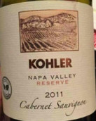 科勒酒庄珍藏赤霞珠干红葡萄酒(Kohler Reserve Cabernet Sauvignon, California, USA)