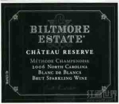 比特莫城堡珍藏白中白起泡酒(Biltmore Estate Chateau Reserve Blanc de Blancs Brut, North Carolina, USA)