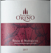 班德里諾酒莊巴索利諾蒙塔希諾紅葡萄酒(Pian dell'Orino Bassolino Rosso di Montalcino, Tuscany, Italy)