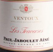 嘉伯樂酒莊追蹤紅葡萄酒(Paul Jaboulet Aine Les Traverses, Cotes de Ventoux, France)