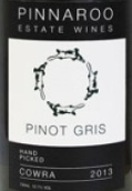 平納魯酒莊灰皮諾白葡萄酒(Pinnaroo Estate Wines Pinot Gris, Cowra, Australia)