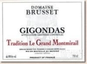 布魯賽酒莊傳統(tǒng)蒙特米爾紅葡萄酒(Domaine Brusset Tradition Le Grand Montmirail, Gigondas, France)