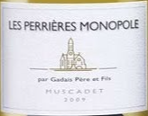 嘉岱父子酒莊佩尼斯獨占園慕斯卡岱白葡萄酒(Domaine Gadais Pere et Fils Muscadet Les Perrieres Monopole, Loire, France)