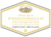 伯杰弗留利維多佐甜白葡萄酒(Poggiobello Verduzzo Friulano, Colli Orientali de Friuli, Italy)