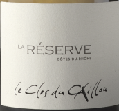 凱魯酒莊珍藏白葡萄酒(Le Clos du Caillou La Reserve Blanc, Cotes du Rhone, France)