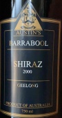 奧斯汀斯巴拉布爾設(shè)拉子紅葡萄酒(Austins Barrabool Shiraz, Geelong, Australia)