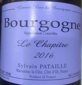 帕塔樂酒莊莎比特紅葡萄酒(Domaine Sylvain Pataille Bourgogne Rouge Le Chapitre, Burgundy, France)