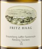 海格酒莊布朗伯哲朱弗日晷園雷司令白葡萄酒(Fritz Haag Brauneberger Juffer Sonnenuhr Riesling Troken Grosses Gewachs, Mosel, Germany)