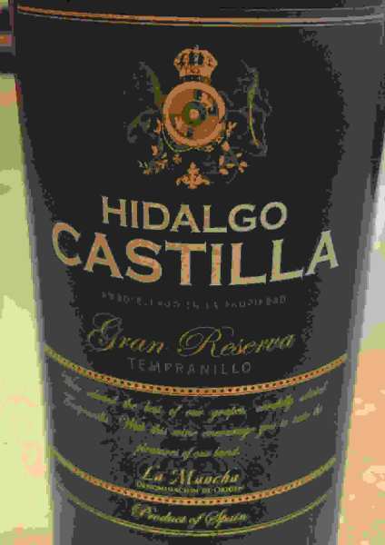 hidalgo castilla tempranillo gran reserva, la mancha, spain