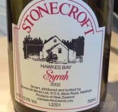 石頭堡酒莊西拉紅葡萄酒(Stonecroft Syrah, Hawke's Bay, New Zealand)