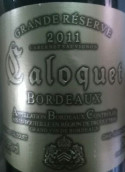 克樂酒莊特級(jí)珍藏紅葡萄酒(Caloquet Grande Reserve, Bordeaux, France)