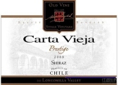 卡塔維嘉高級隆康為拉谷西拉干紅葡萄酒(Carta Vieja Prestige Loncomilla Valley Shiraz, Maule Valley, Chile)