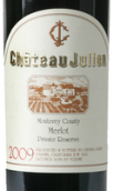 朱利安私人珍藏梅洛干紅葡萄酒(Chateau Julien Wine Estate Private Reserve Merlot, Monterey County, USA)