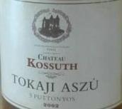 科蘇特酒莊5筐托卡伊阿蘇貴腐甜酒(Chateau Kossuth Tokaji Aszu 5 Puttonyos, Tokaji, Hungary)