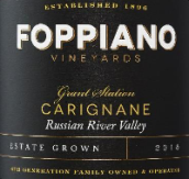 福樂(lè)祿酒莊格蘭特站佳麗釀紅葡萄酒(Foppiano Vineyards Grant Station Carignane, Russian River Valley, USA)