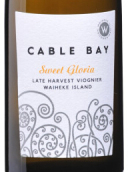 凯伯湾甜美的格洛丽亚迟摘维欧尼白葡萄酒(Cable Bay Sweet Gloria Late Harvest Viognier, Awatere Valley, New Zealand)
