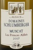 舒伯格酒莊阿貝斯王子麝香白葡萄酒(Domaines Schlumberger Muscat Les Princes Abbes, Alsace, France)