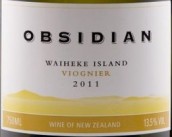 黑曜石維歐尼干白葡萄酒(Obsidian Viognier, Waiheke Island, New Zealand)