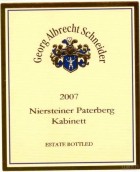 Georg Albrecht Schneider Niersteiner Paterberg Riesling Kabinett, Nierstein, Germany